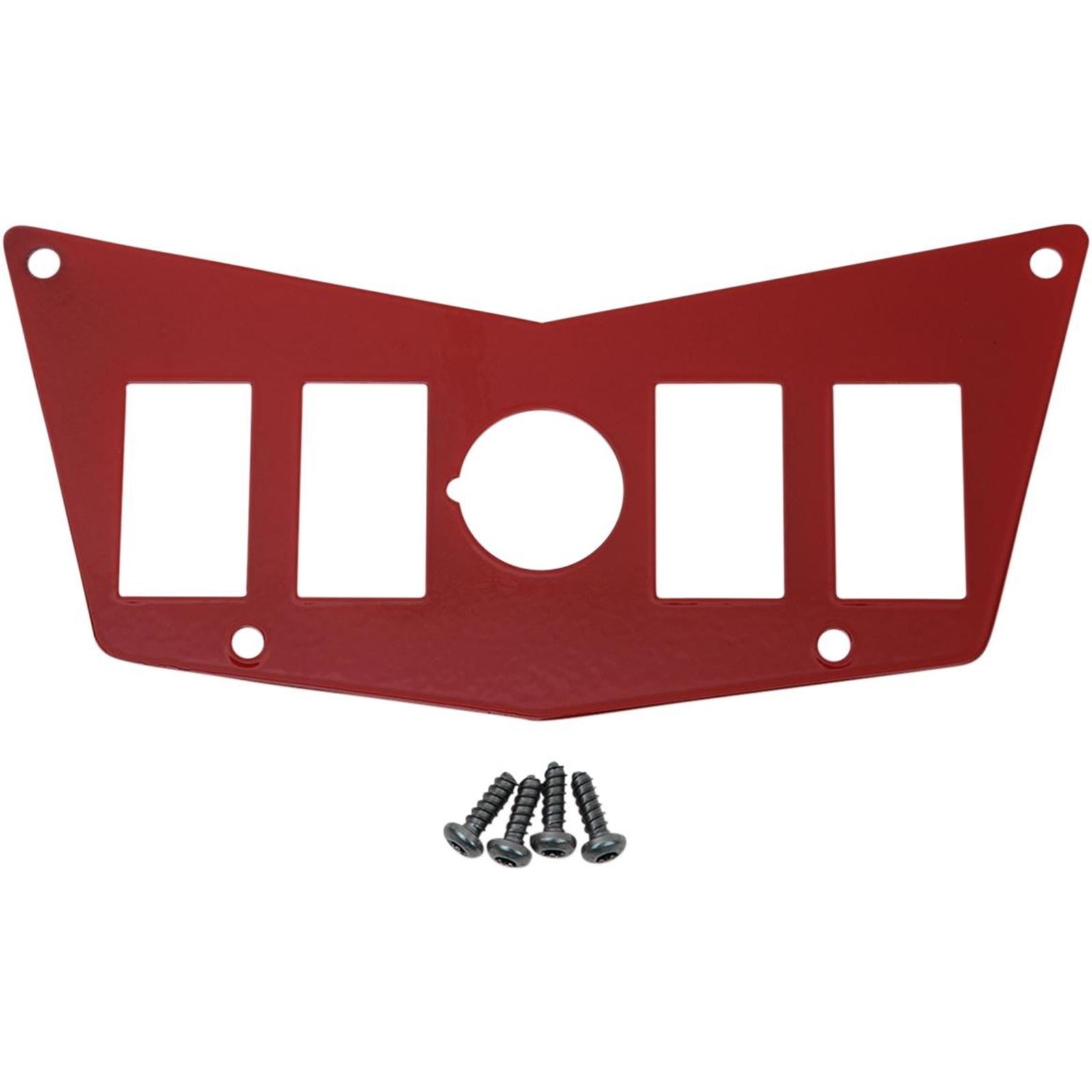 Moose Offroad Dash Plate - Red - 4 Switch - RZR 0521-1716_281734