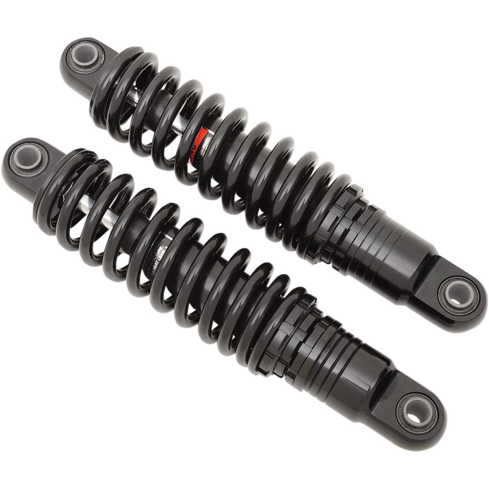 Drag Specialties Premium Ride-Height Adjustable Shocks - Black - Standard - 11" 1310-1198_281752