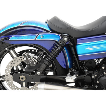 Drag Specialties Premium Ride-Height Adjustable Shocks - Black - Standard - 11" 1310-1198_281753