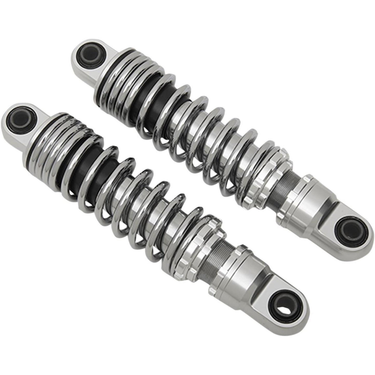 Drag Specialties Premium Ride-Height Adjustable Shocks - Chrome - Standard - 12" 1310-1205_281850