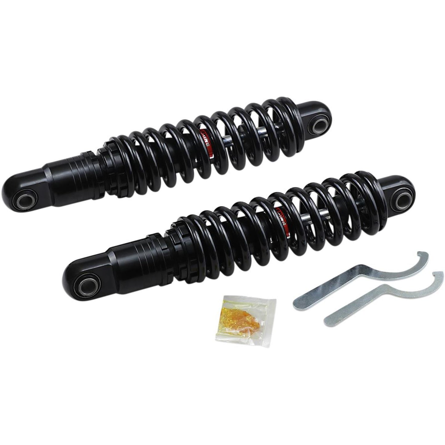 Drag Specialties Premium Ride-Height Adjustable Shocks - Black - Standard - 13" 1310-1668_281919