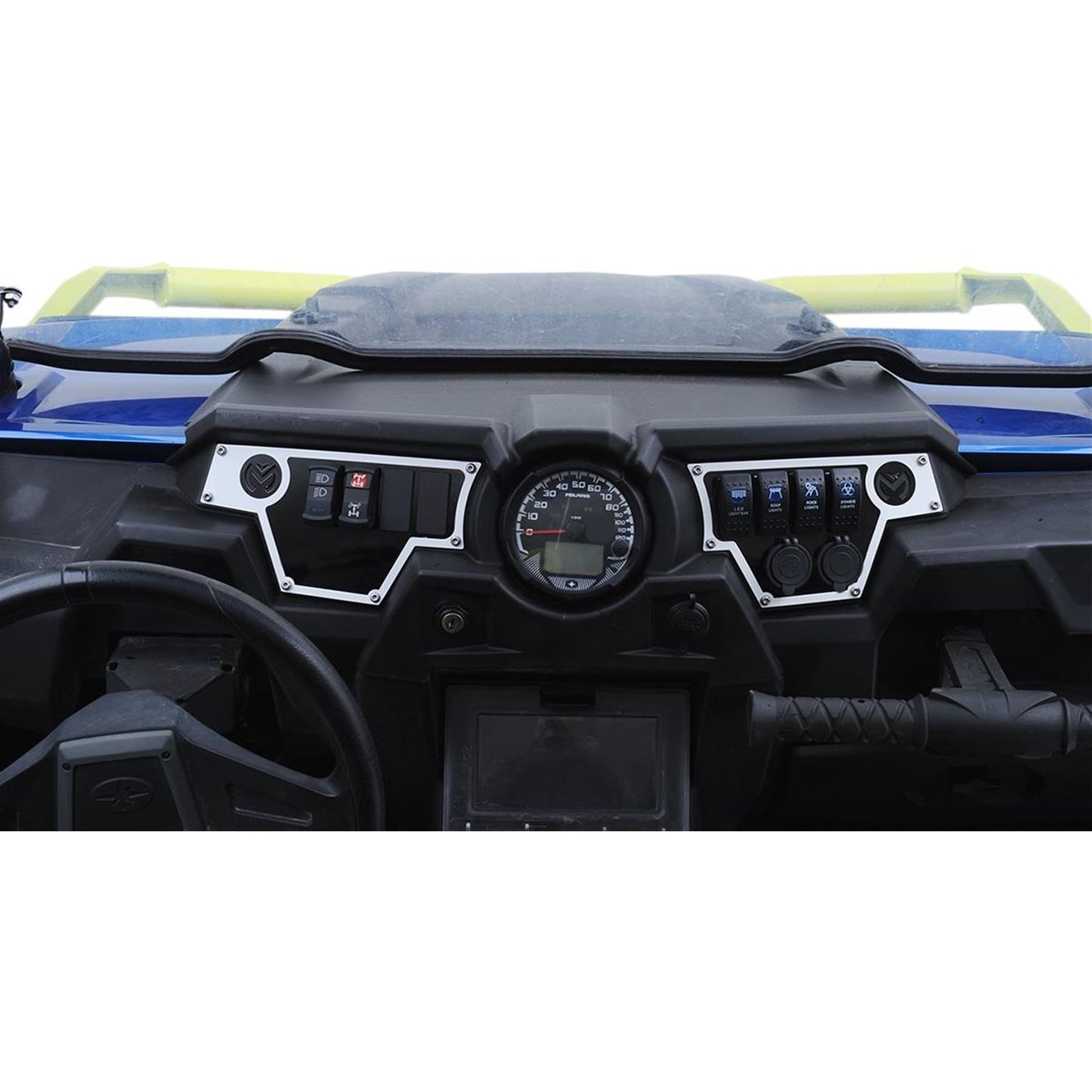 Moose Offroad Large Dash Plate - Left - White - RZR 0521-1702_281975