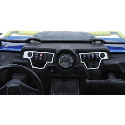 Moose Offroad Large Dash Plate - Left - White - RZR 0521-1702_281975