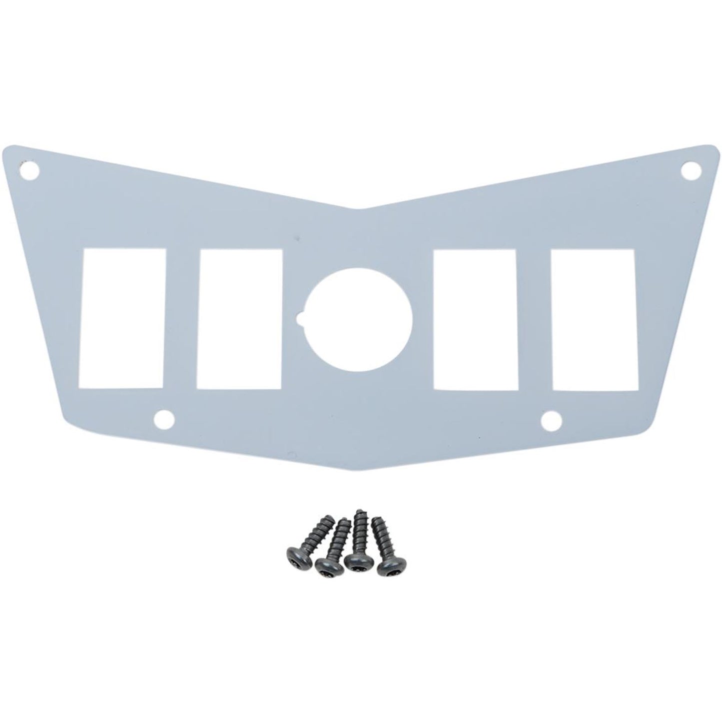 Moose Offroad Dash Plate - White - 4 Switch - RZR 0521-1714_282131