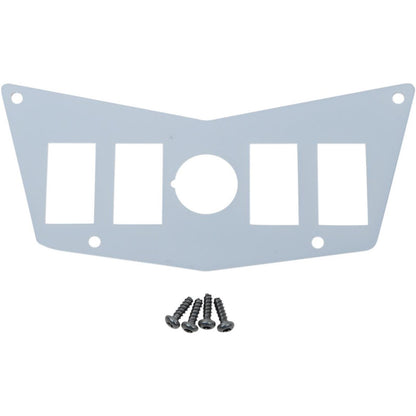 Moose Offroad Dash Plate - White - 4 Switch - RZR 0521-1714_282131