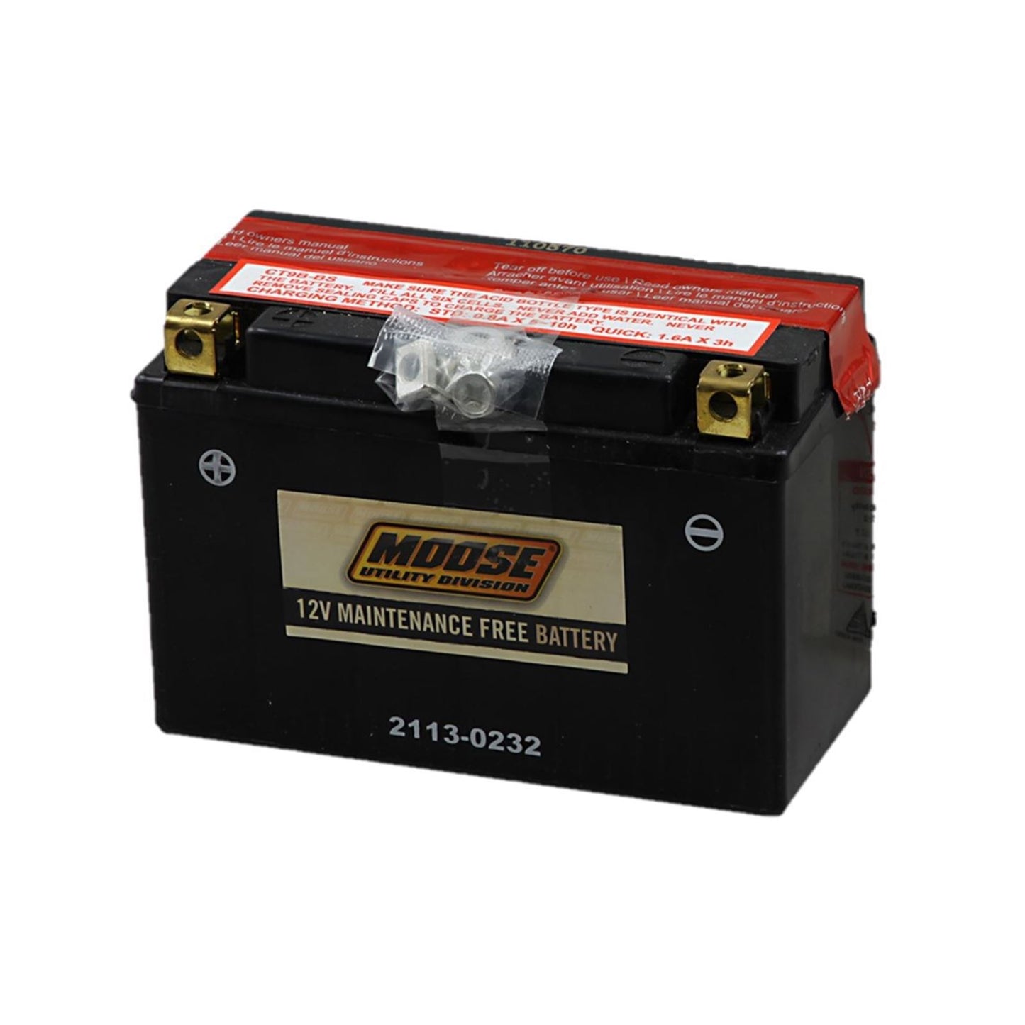 Moose Offroad AGM Battery - 12V - YT9B-BS 2113-0232_1513373