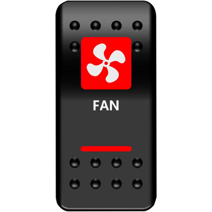 Moose Offroad Rocker Switch - Fan - Red 2106-0456_442198