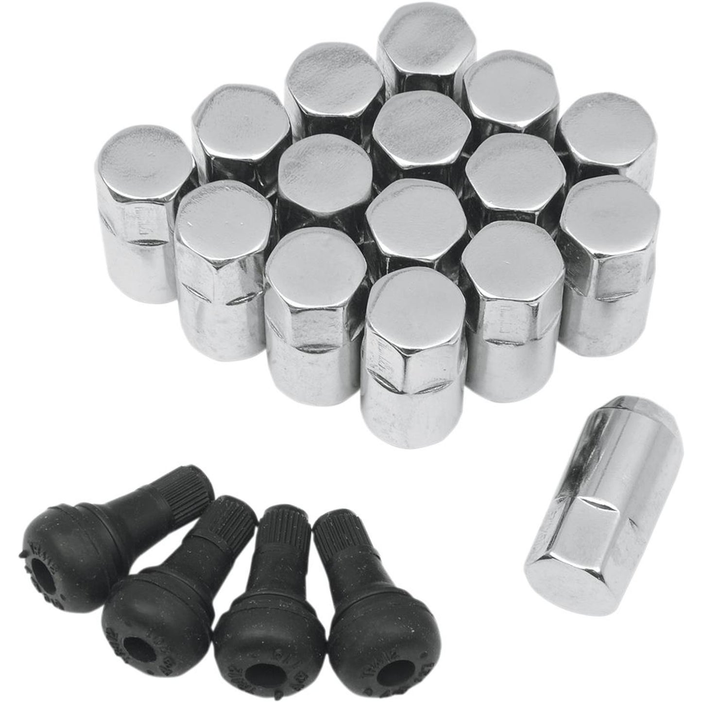 Moose Offroad Lug Nut - 10mm - Chrome - 16/Pack 0232-0203_282179