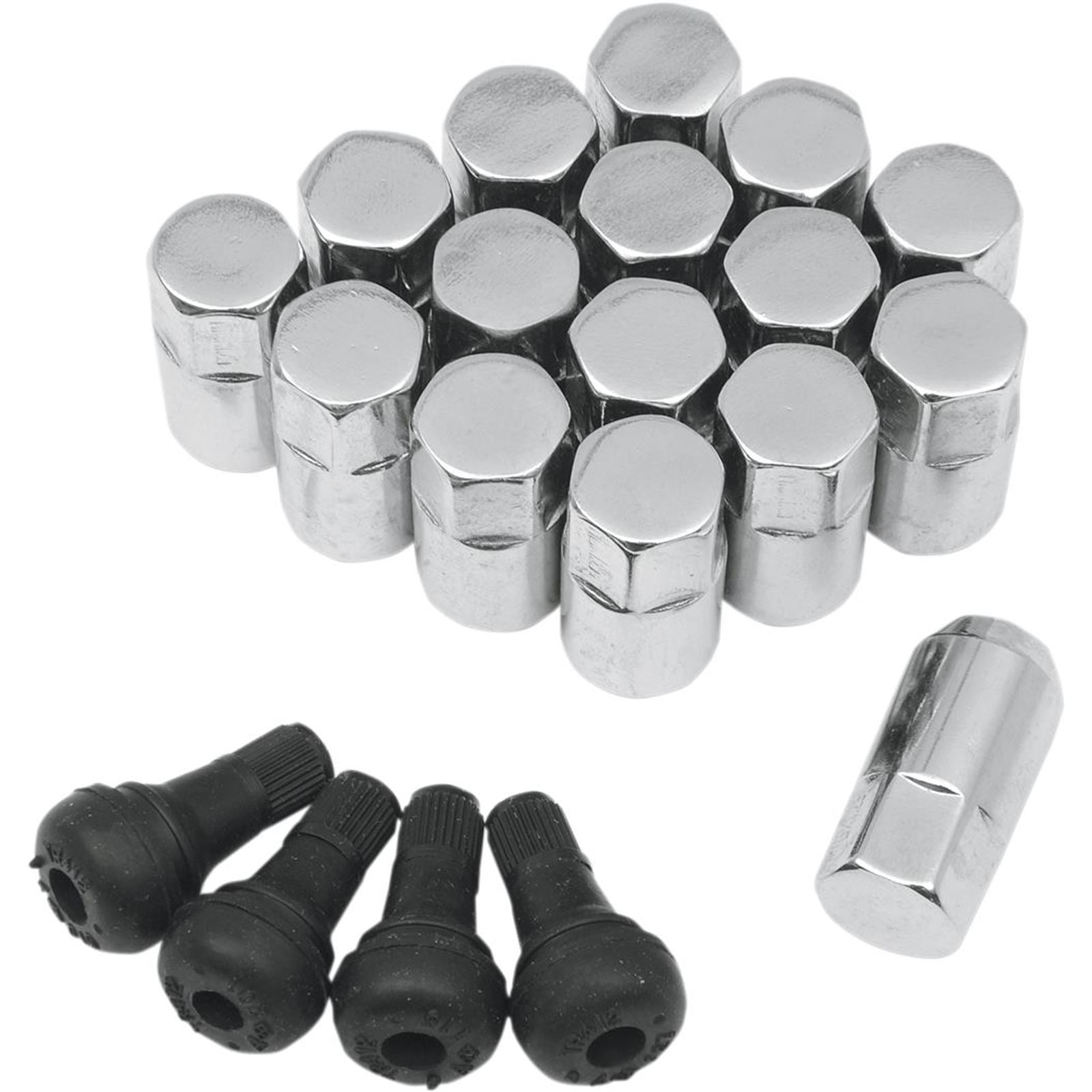 Moose Offroad Lug Nut - 10mm - Chrome - 16/Pack 0232-0203_282179