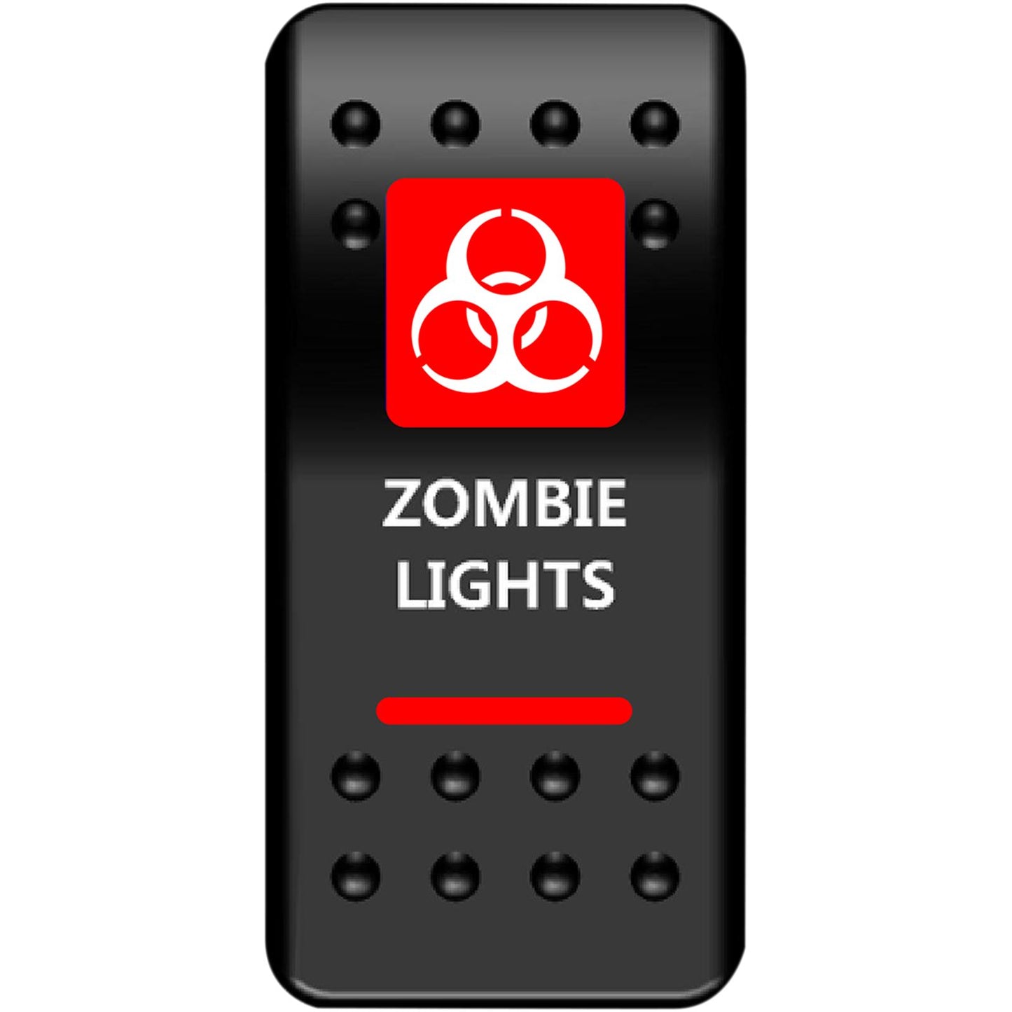 Moose Offroad Rocker Switch - Zombie Lights - Red 2106-0451_442193