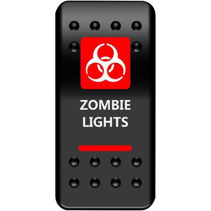 Moose Offroad Rocker Switch - Zombie Lights - Red 2106-0451_442193