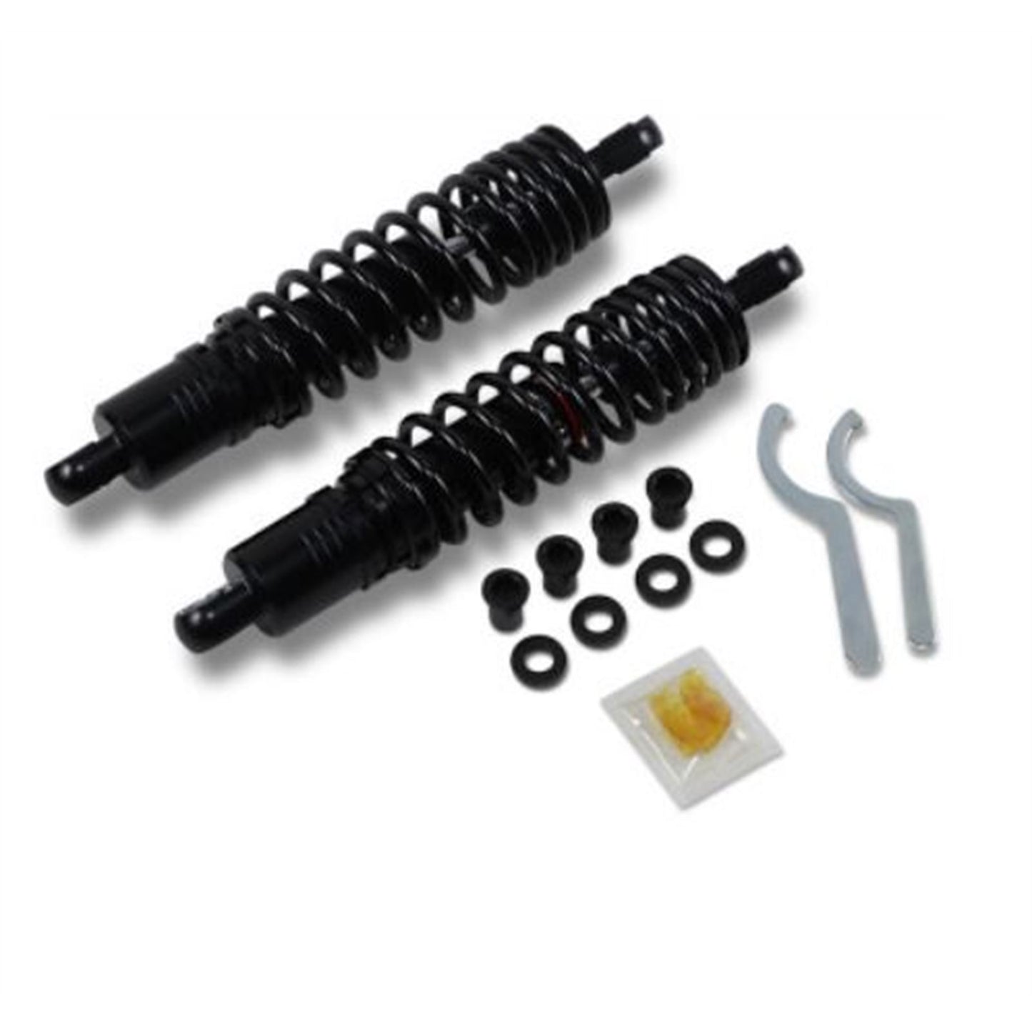 Drag Specialties Premium Ride-Height Adjustable Shocks - Black - Standard - 12.5" 1310-1840_724943