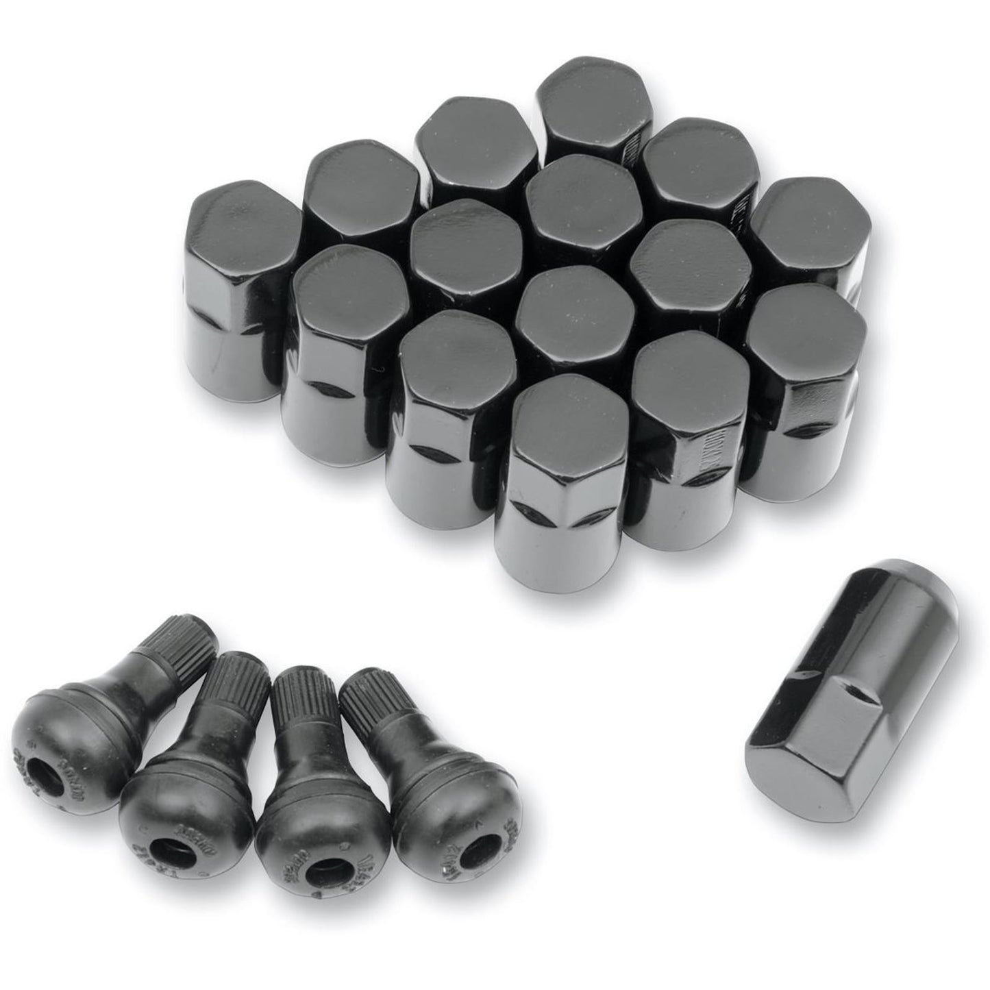 Moose Offroad Lug Nut - 10mm - Black - 16/Pack 0232-0204_282345