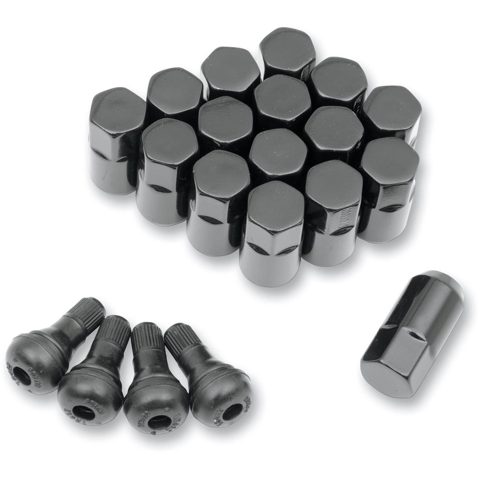Moose Offroad Lug Nut - 10mm - Black - 16/Pack 0232-0204_282345