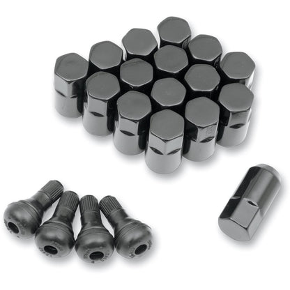 Moose Offroad Lug Nut - 10mm - Black - 16/Pack 0232-0204_282345