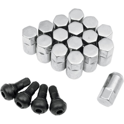 Moose Offroad Lug Nut - 3/8" - Chrome - 16/Pack 0232-0205_282365