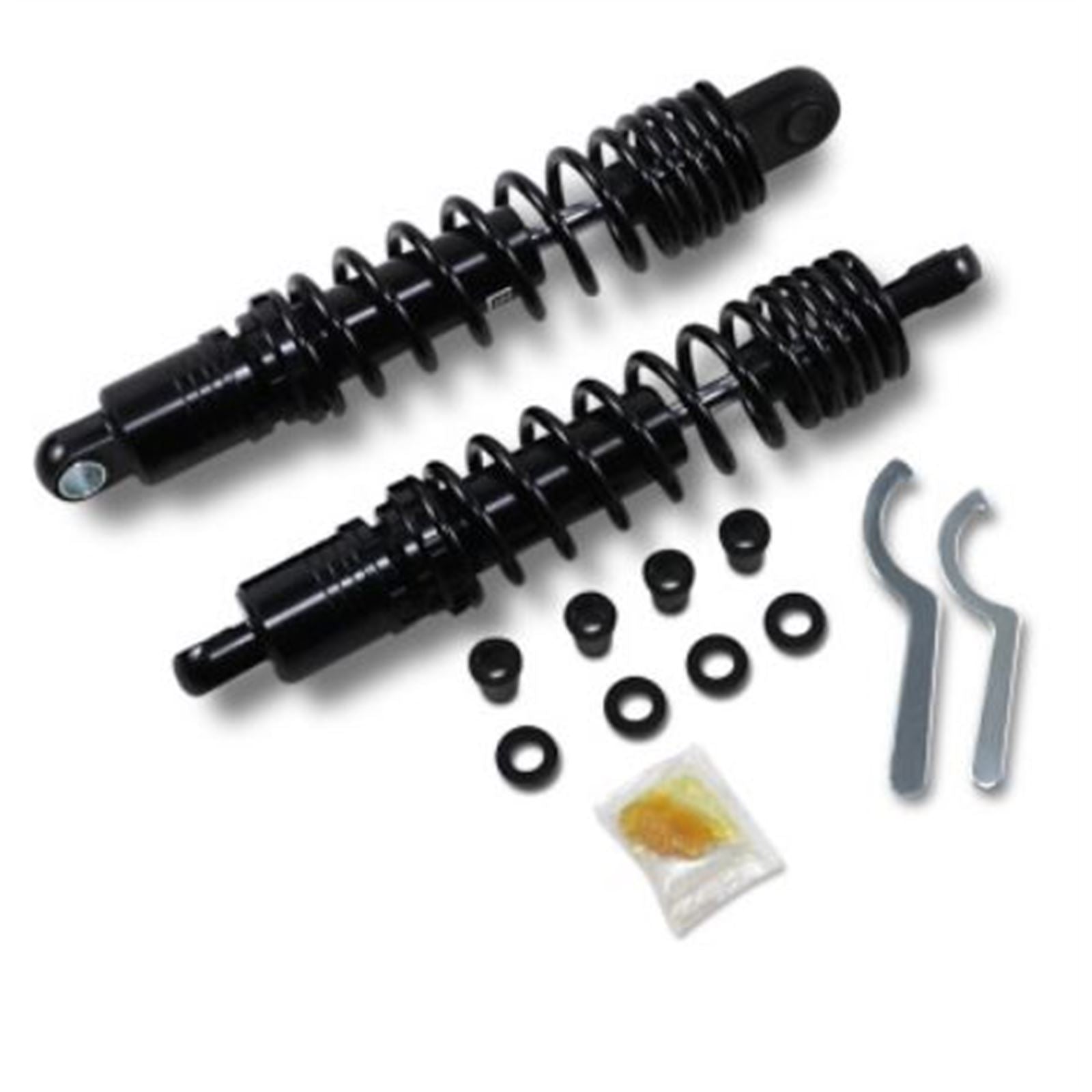 Drag Specialties Premium Ride-Height Adjustable Shocks - Black - Standard - 13.5" 1310-1842_724945
