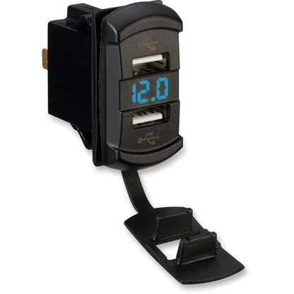 Moose Offroad Dual USB Charger with Voltage Monitor 2212-0723_442491
