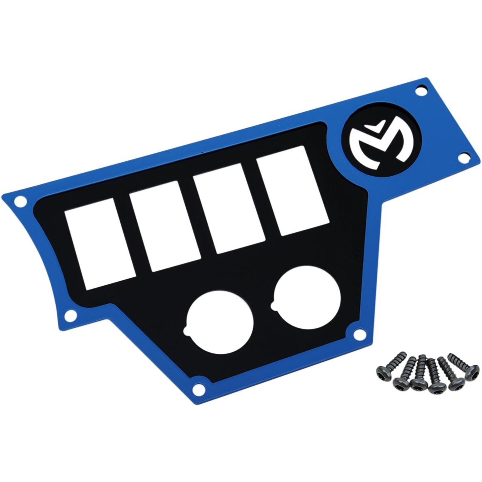 Moose Offroad Large Dash Plate - Right - Blue - RZR 0521-1707_282412