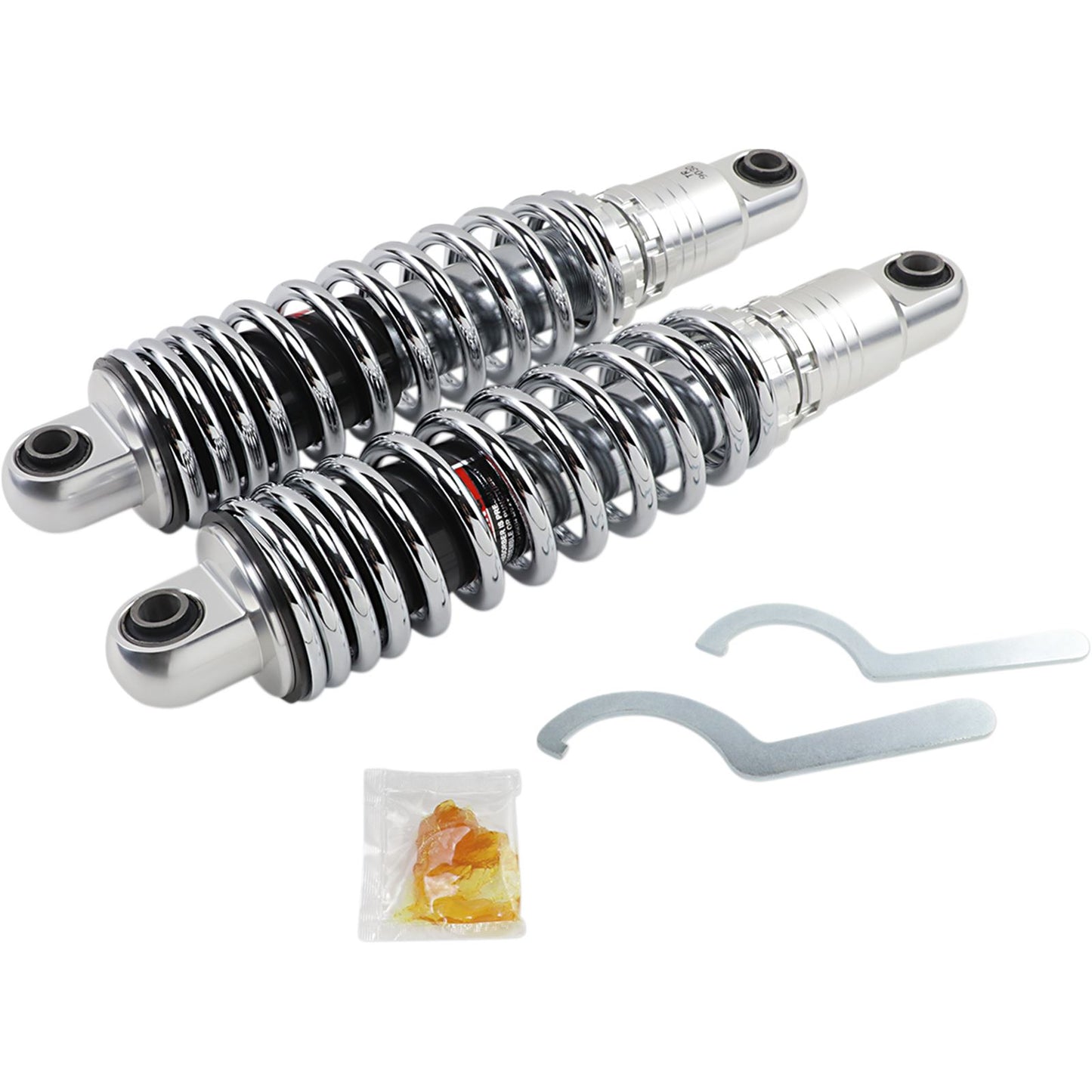 Drag Specialties Premium Ride-Height Adjustable Shocks - Chrome - Standard - 13" 1310-1663_373895