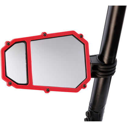 Moose Offroad Side Mirror Accent Plate - Red 0640-1375_441847