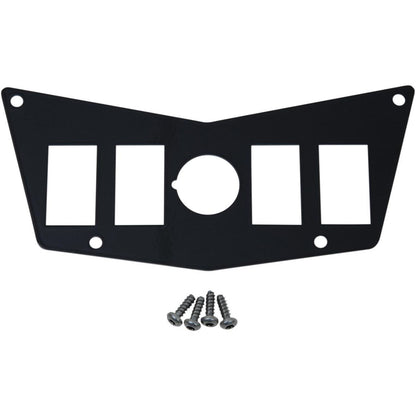 Moose Offroad Dash Plate - Black - 4 Switch - RZR 0521-1713_282552