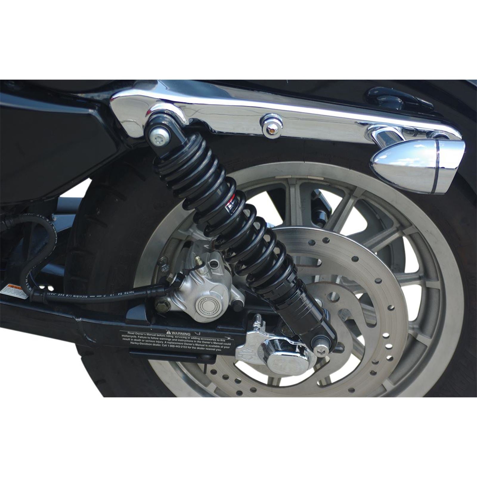 Drag Specialties Premium Ride-Height Adjustable Shocks - Black - Standard - 13" 1310-1196_282751