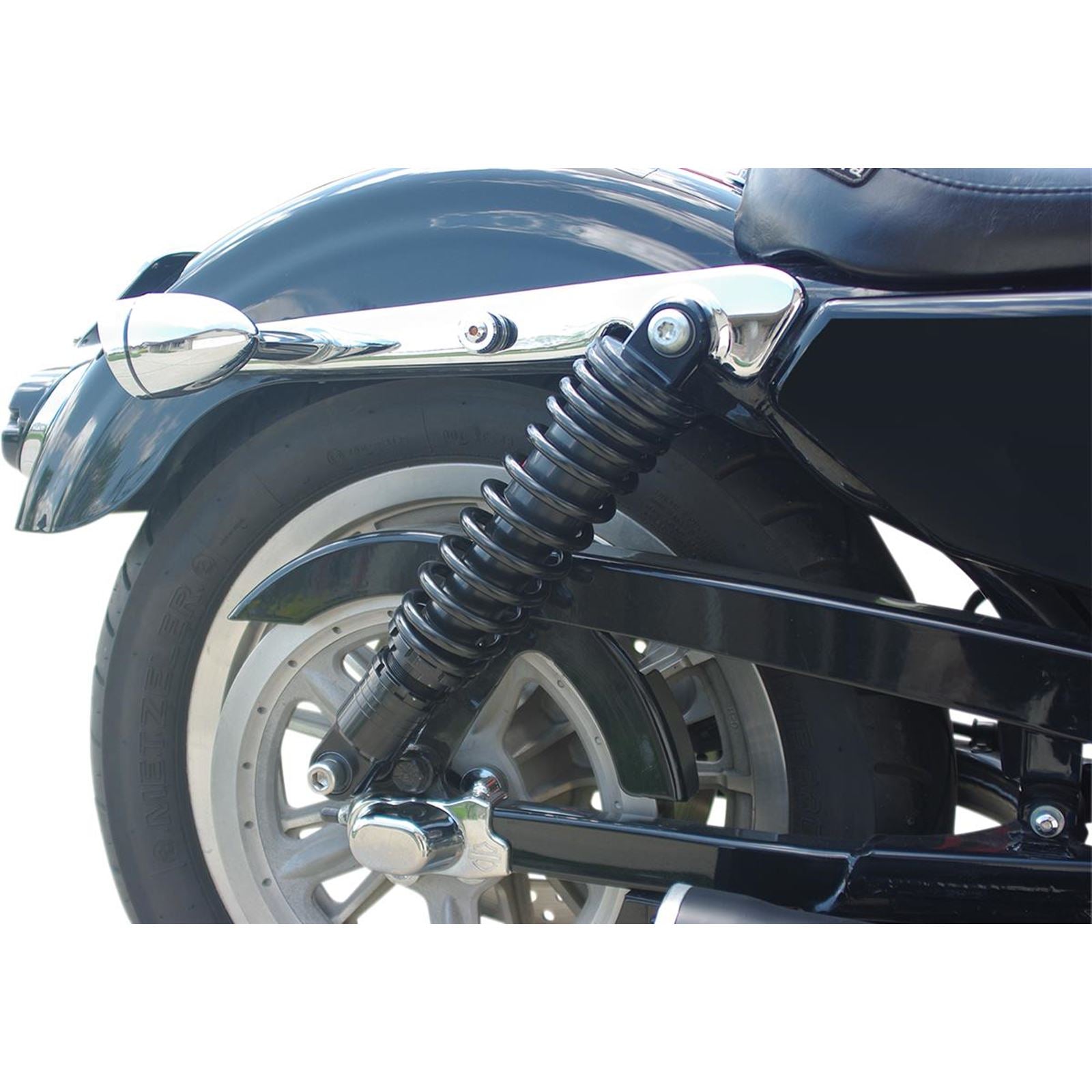 Drag Specialties Premium Ride-Height Adjustable Shocks - Black - Standard - 13" 1310-1196_282752