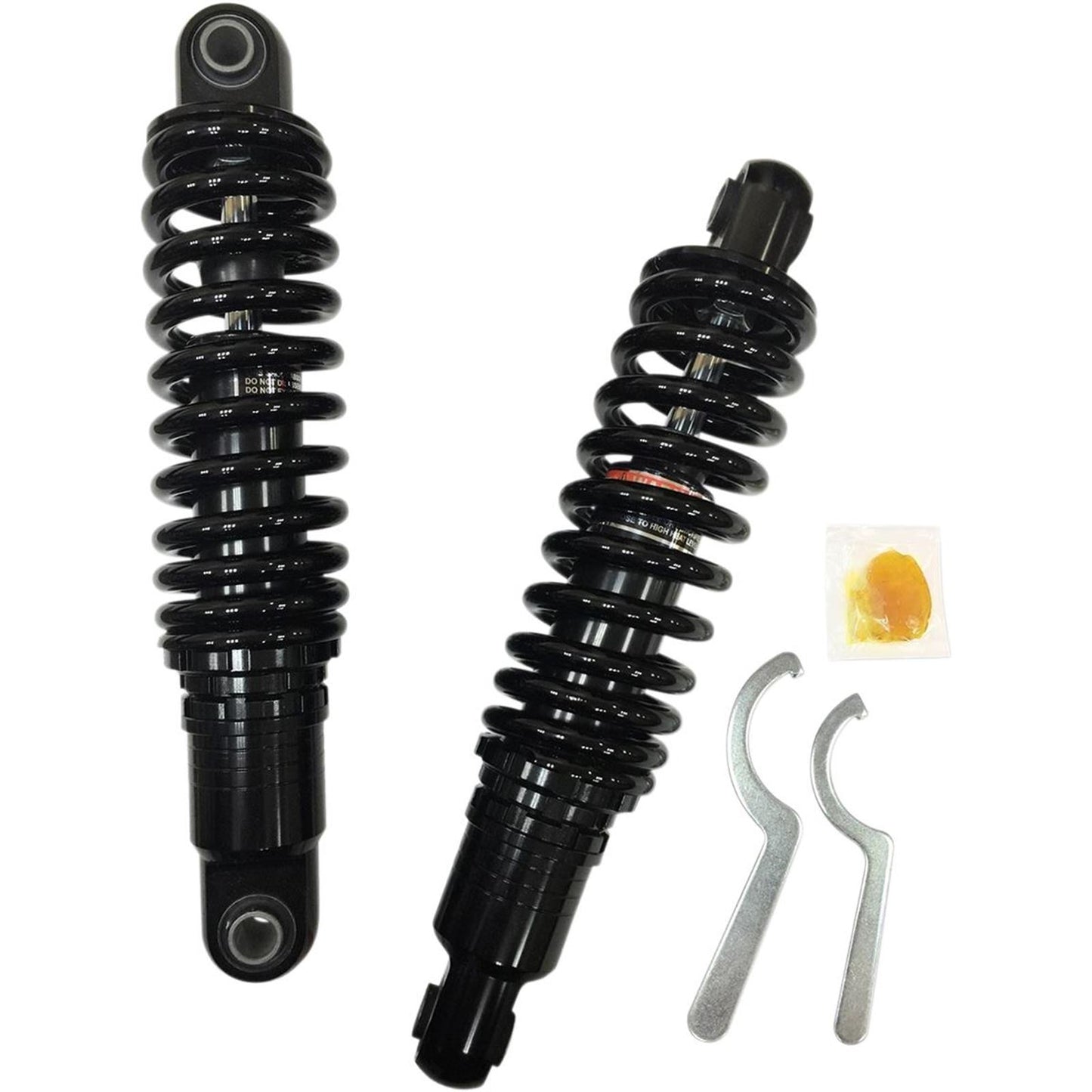 Drag Specialties Premium Ride-Height Adjustable Shocks - Black - Standard - 12" 1310-1666_282784