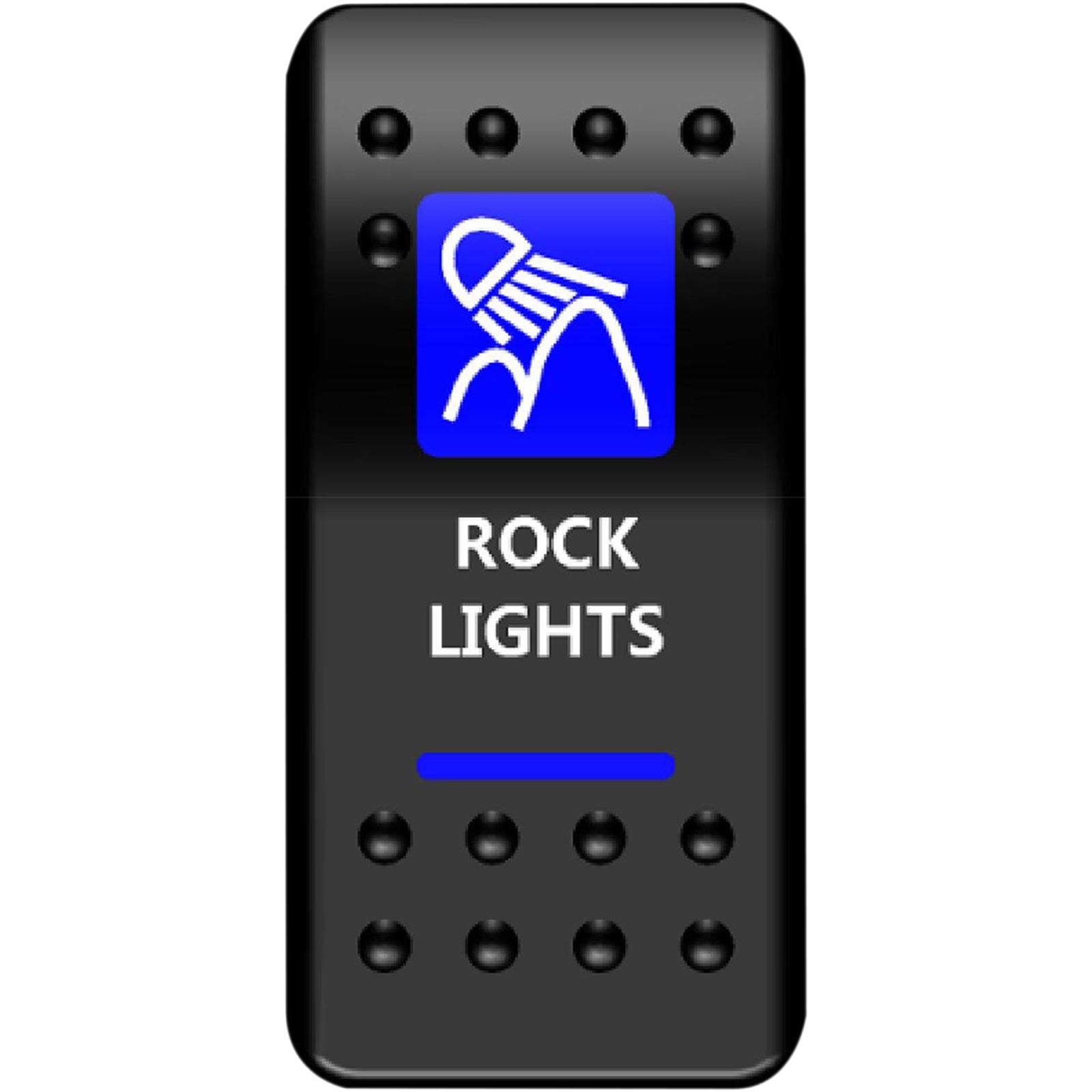 Moose Offroad Rocker Switch - Rock Lights - Blue 2106-0453_442195