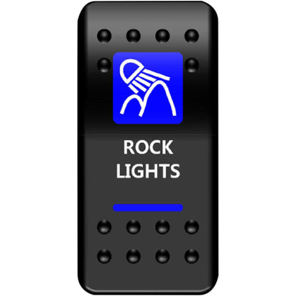 Moose Offroad Rocker Switch - Rock Lights - Blue 2106-0453_442195