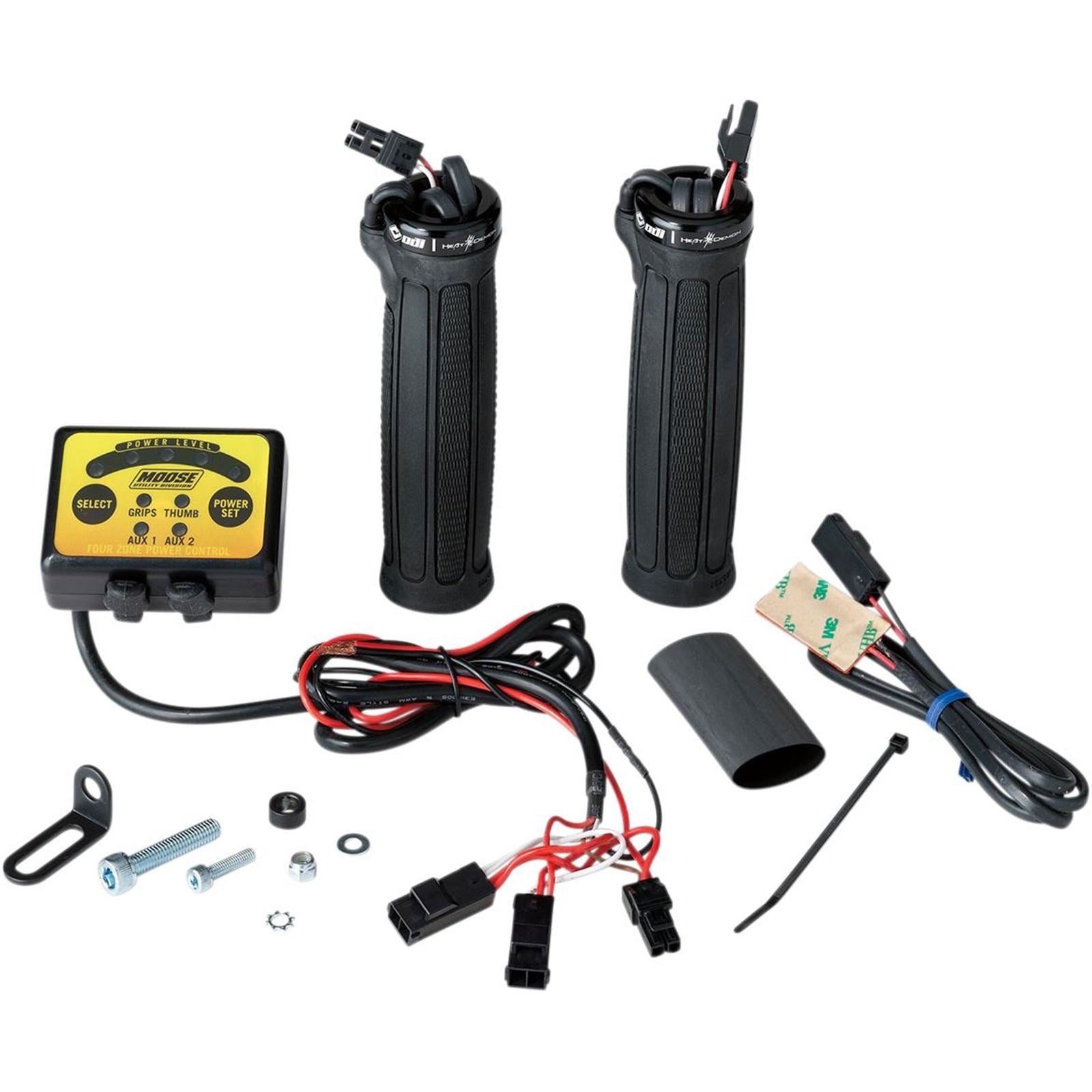 Moose Offroad Quad Zone Heated Grips and Thumb Heater 0631-0155_282963