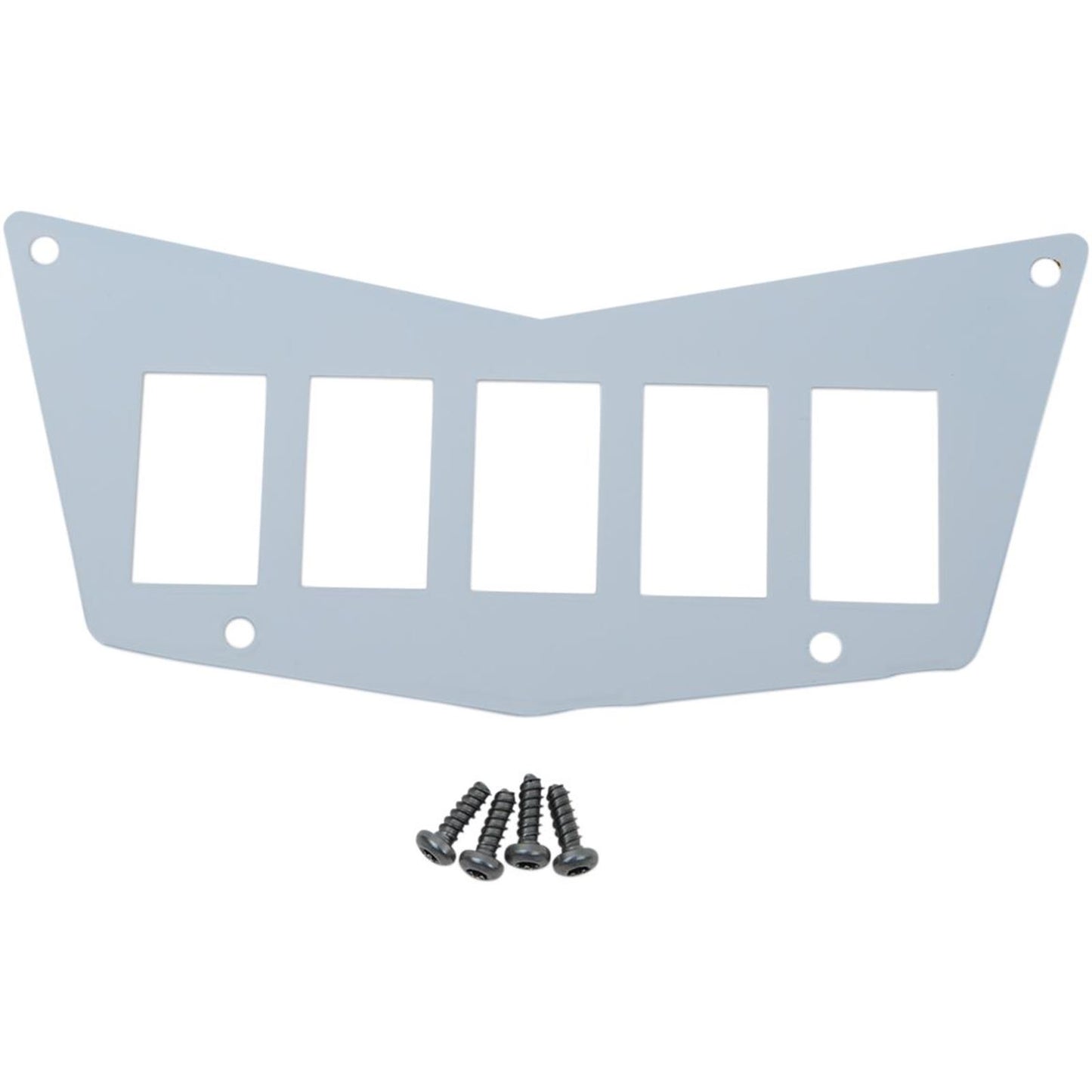 Moose Offroad Dash Plate - White - 5 Switch - RZR 0521-1710_282980