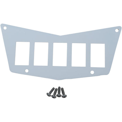 Moose Offroad Dash Plate - White - 5 Switch - RZR 0521-1710_282980