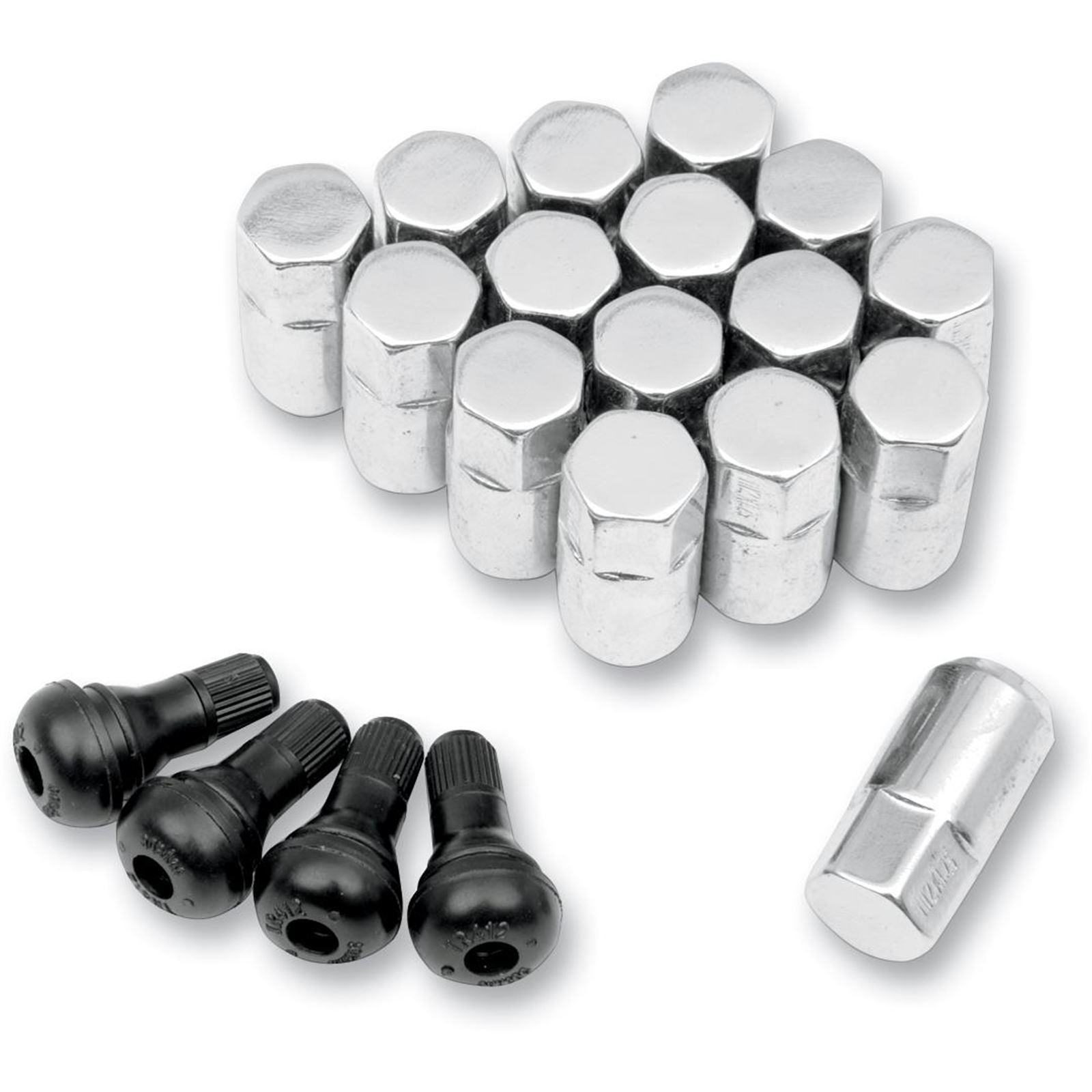Moose Offroad Lug Nut - 12X1.25 - Chrome - 16/Pack 0232-0207_283447