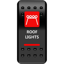 Moose Offroad Rocker Switch - Roof Light - Red 2106-0450_442192