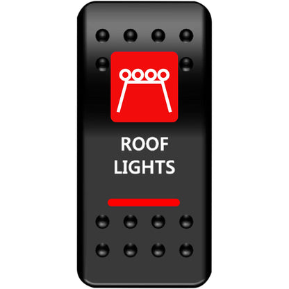 Moose Offroad Rocker Switch - Roof Light - Red 2106-0450_442192