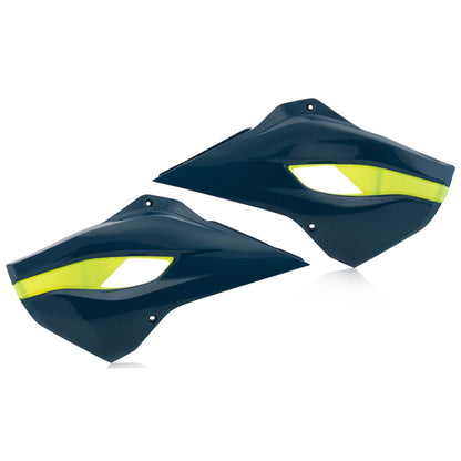 Acerbis Radiator Shrouds Dark Blue/Yellow 2393410114_283556