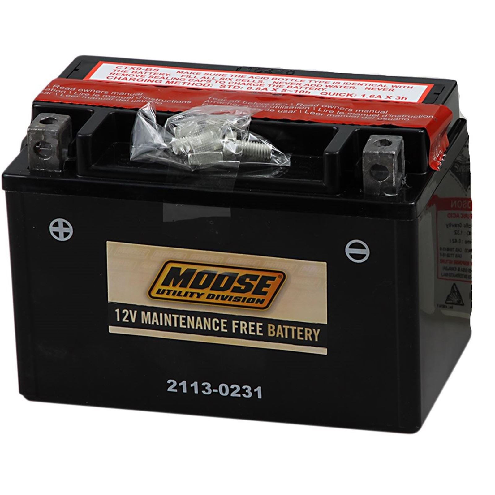 Moose Offroad AGM Battery - 12V - YTX9-BS 2113-0231_1513372