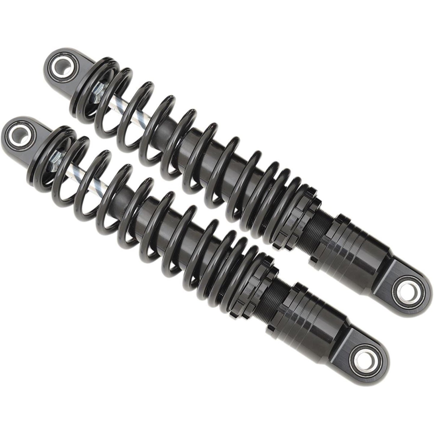 Drag Specialties Premium Ride-Height Adjustable Shocks - Black - Standard - 12" 1310-1206_283625