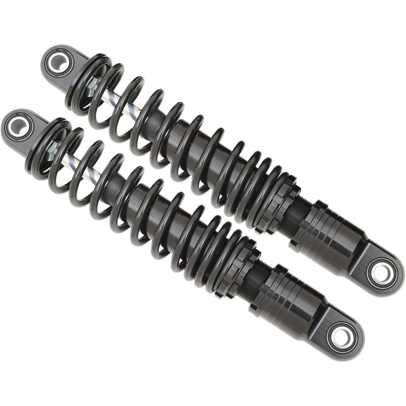 Drag Specialties Premium Ride-Height Adjustable Shocks - Black - Standard - 12" 1310-1206_283625