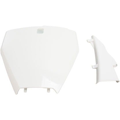 Acerbis Front Number Plate White 2462580002_319996