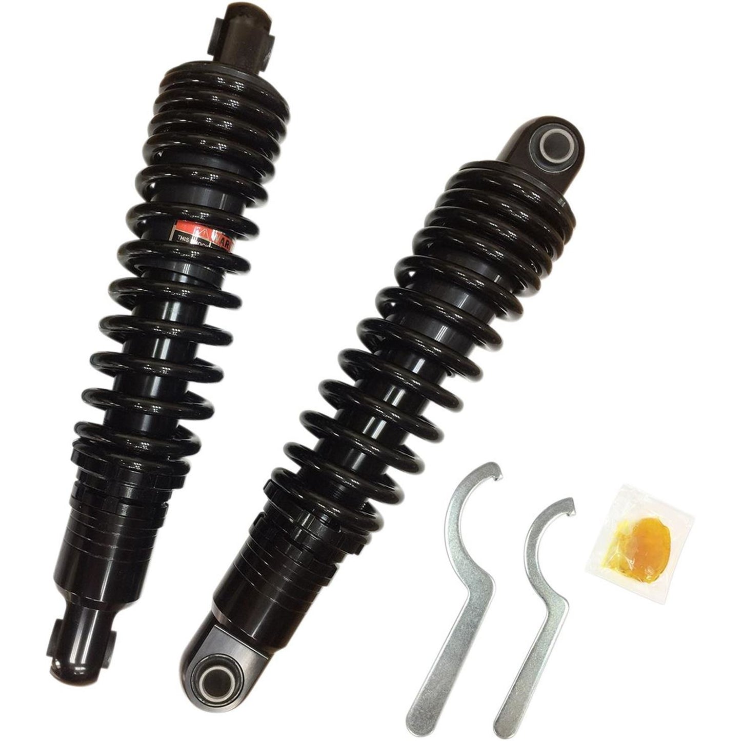 Drag Specialties Premium Ride-Height Adjustable Shocks - Black - Standard - 13" 1310-1664_283815