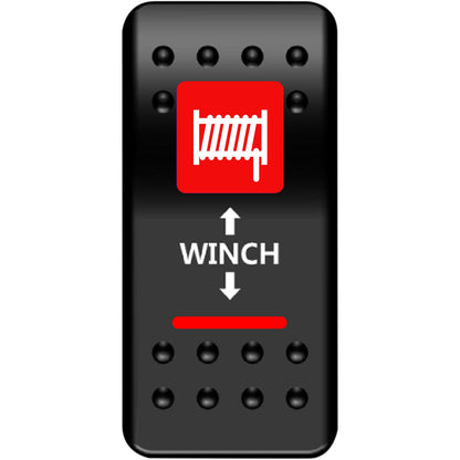 Moose Offroad Rocker Switch -Winch - Red 2106-0452_442194