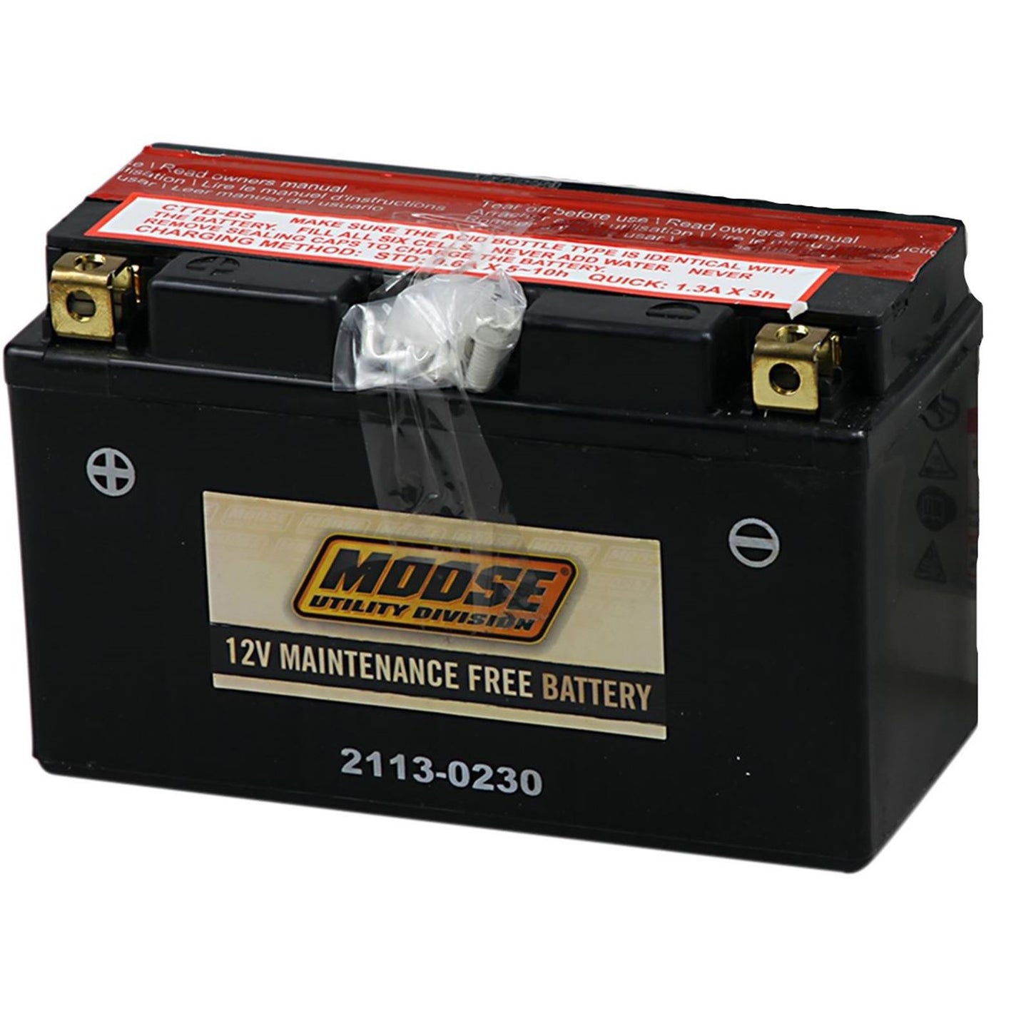 Moose Offroad AGM Battery - 12V - 6.5ah - YT7B-BS 2113-0230_1513371