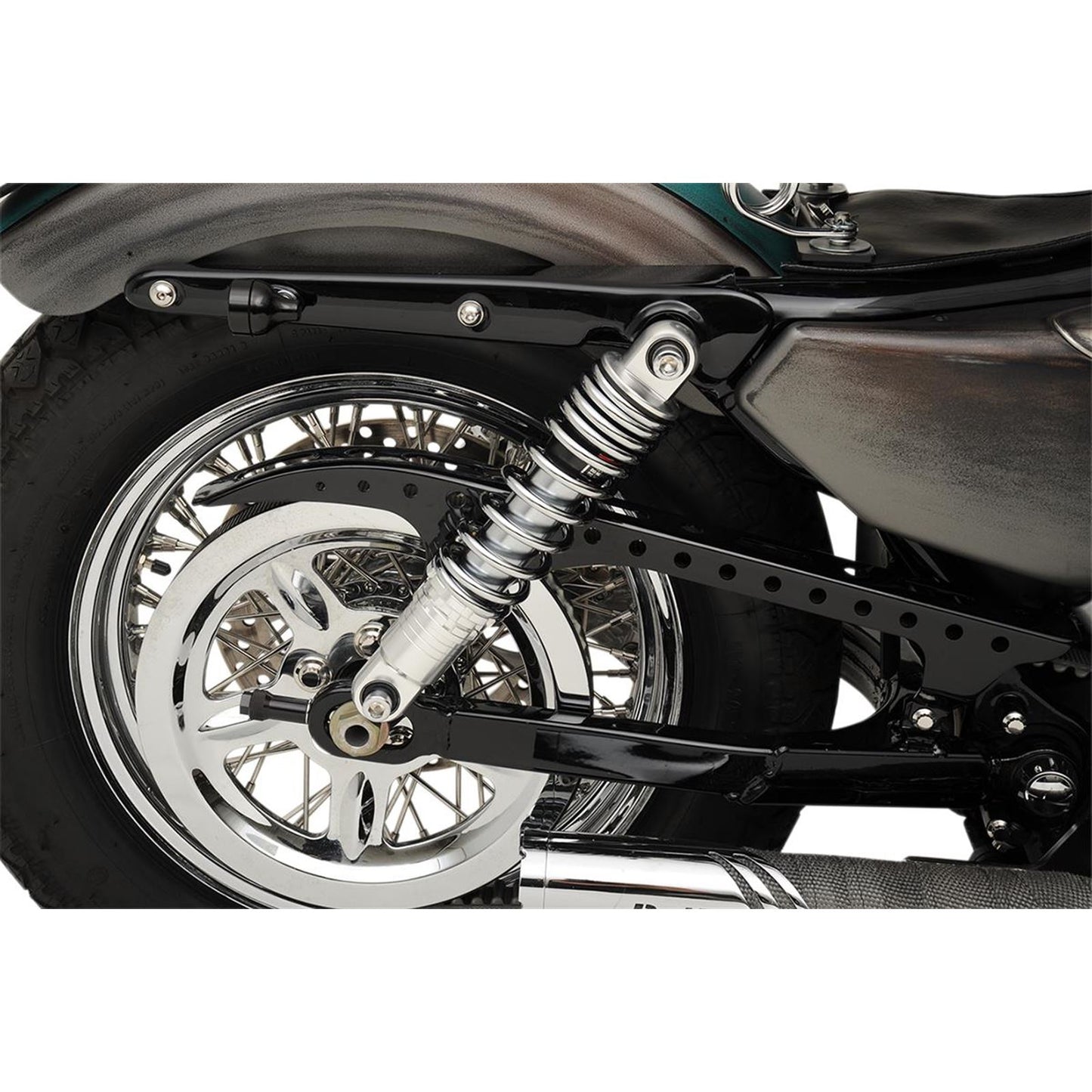 Drag Specialties Premium Ride-Height Adjustable Shocks - Chrome - Standard - 12" 1310-1193_283939