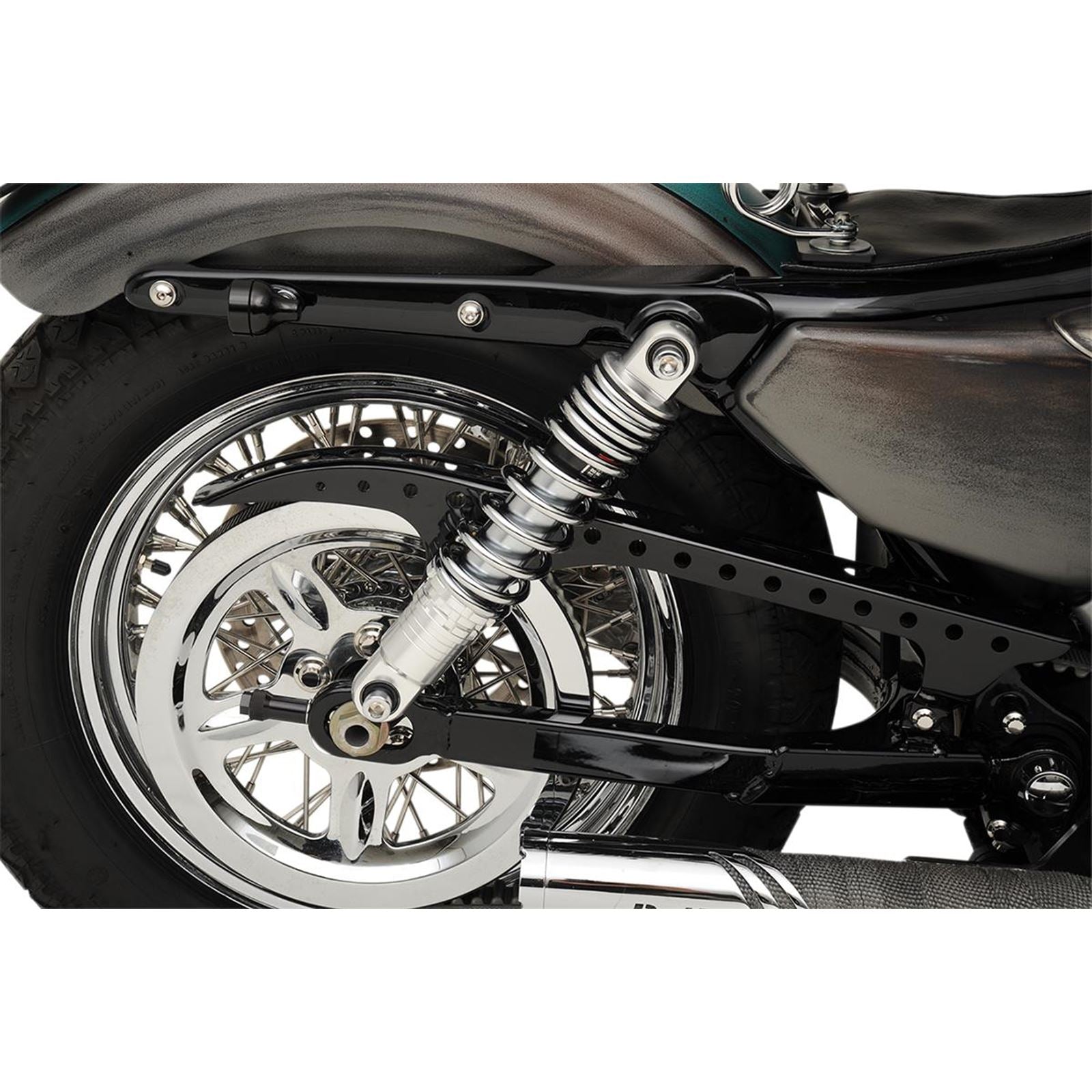Drag Specialties Premium Ride-Height Adjustable Shocks - Chrome - Standard - 12" 1310-1193_283939