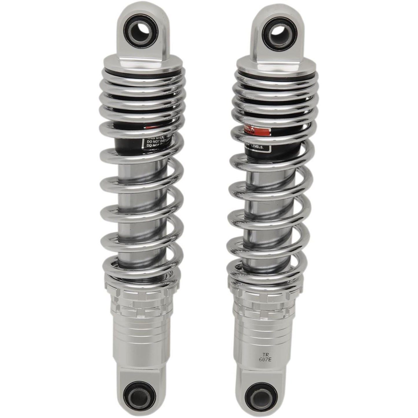 Drag Specialties Premium Ride-Height Adjustable Shocks - Chrome - Standard - 12" 1310-1193_283941