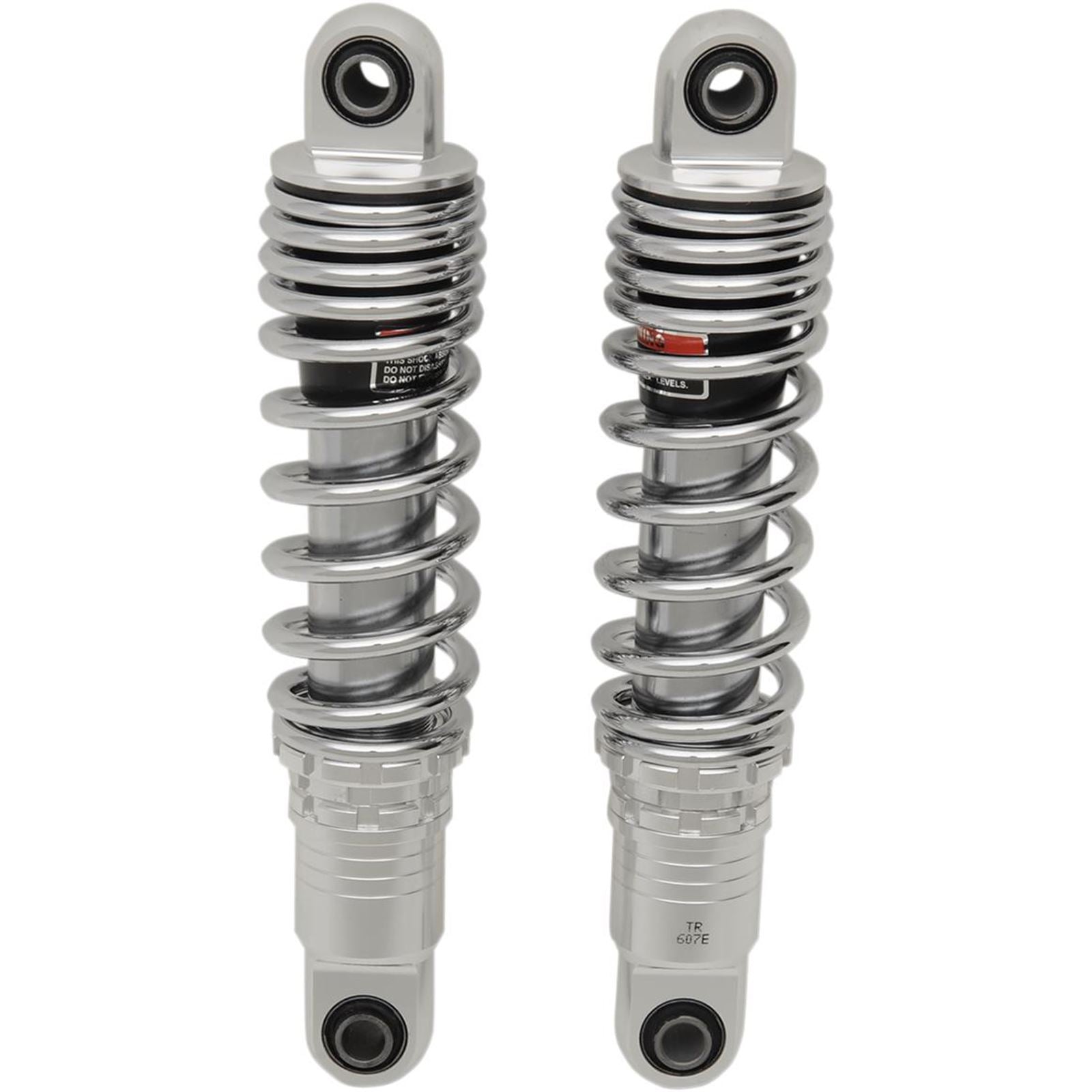 Drag Specialties Premium Ride-Height Adjustable Shocks - Chrome - Standard - 12" 1310-1193_283941