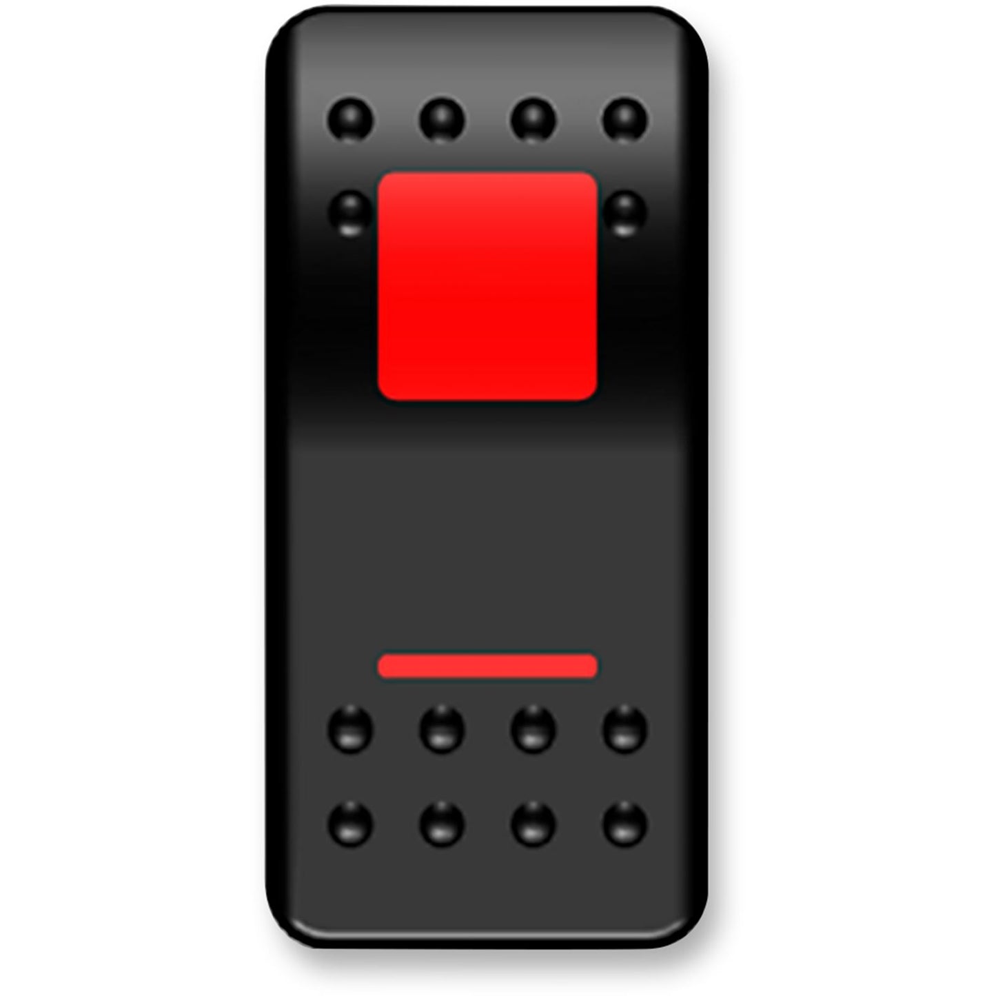 Moose Offroad Rocker Switch - On/Off - Red 2106-0413_442175